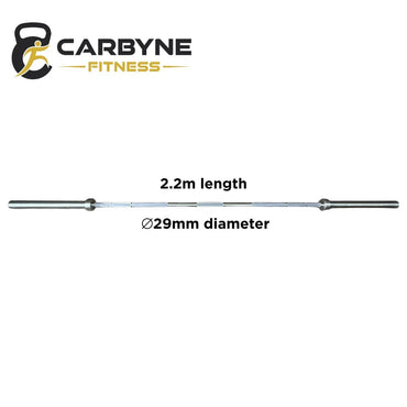 CARYBNE 2.2m Powerlifting Squat Bar