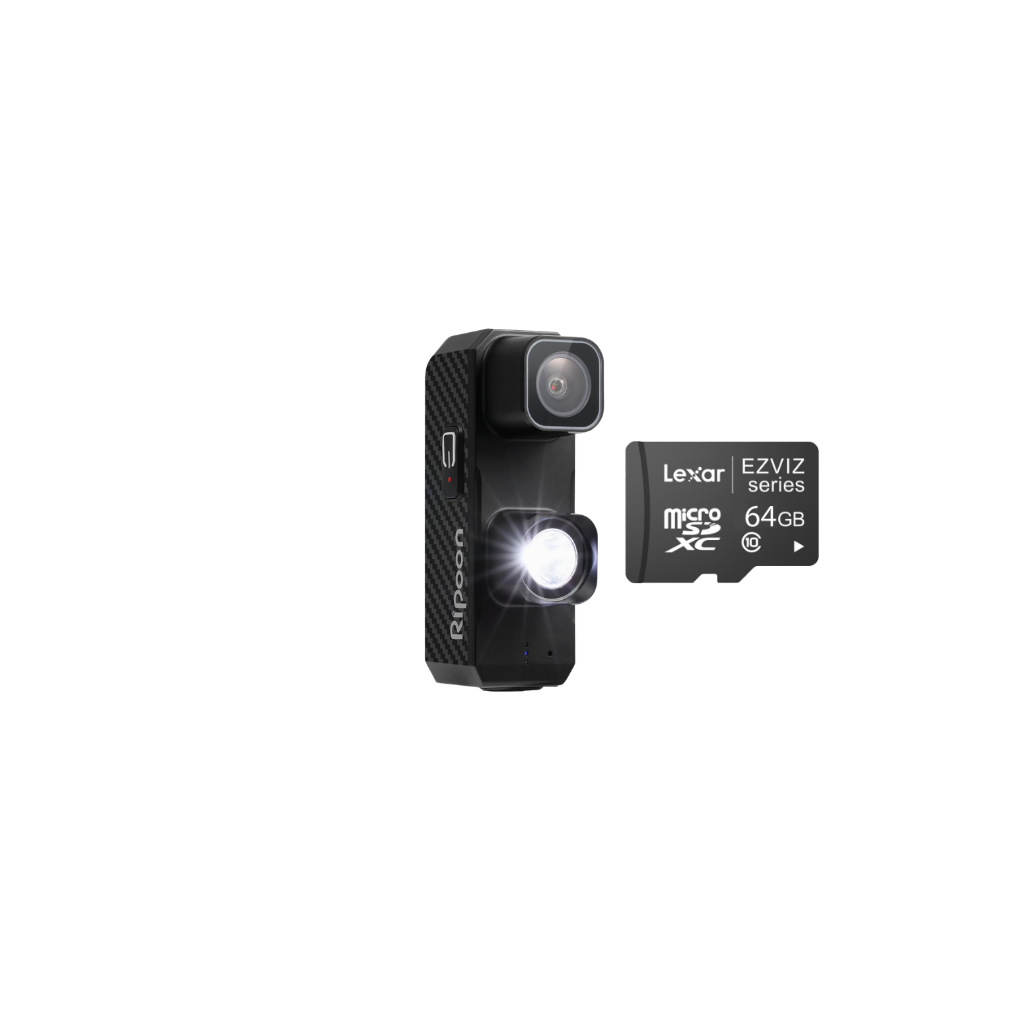 RIPOON Q101 Front Light Bicycle Dash Cam