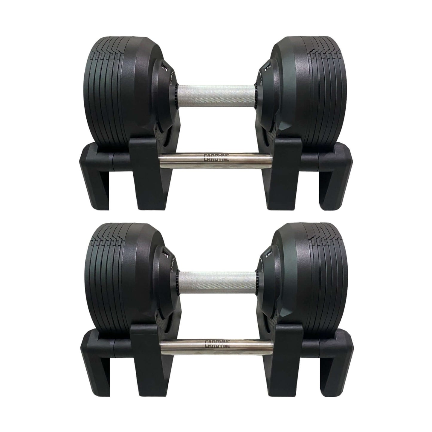 CARBYNE 415 325 235 Black Adjustable Dumbbell (1.5kg increments, from 4kg to 41.5kg)