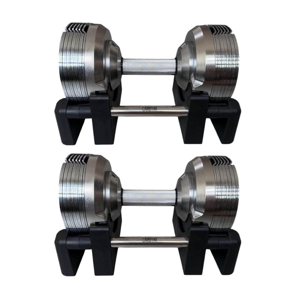CARBYNE 415 325 235, world's best adjustable dumbbell (1.5kg increments, from 4kg to 41.5kg, similar to Trulap dumbbells)