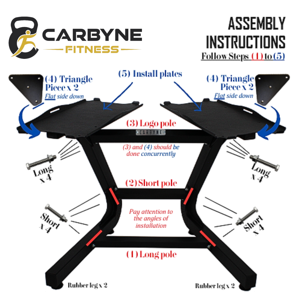 CARBYNE Dumbbell Rack