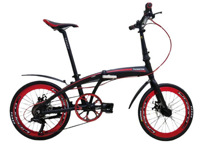 THORNTON COMET | 20/22" Bifold Bicycle, 7/9 Speed, Hollowtech, Mechanical/Hydraulic