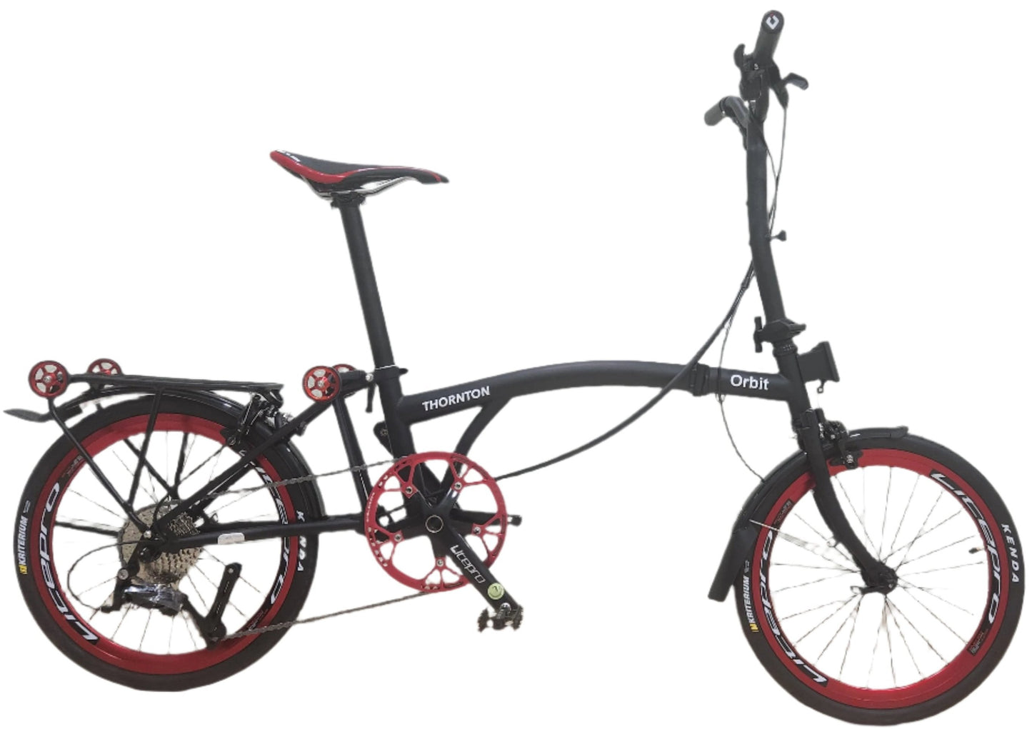 THORNTON ORBIT | 20" Trifold Bicycle, 9 Speed, Hollowtech | Suitable for Tall Riders