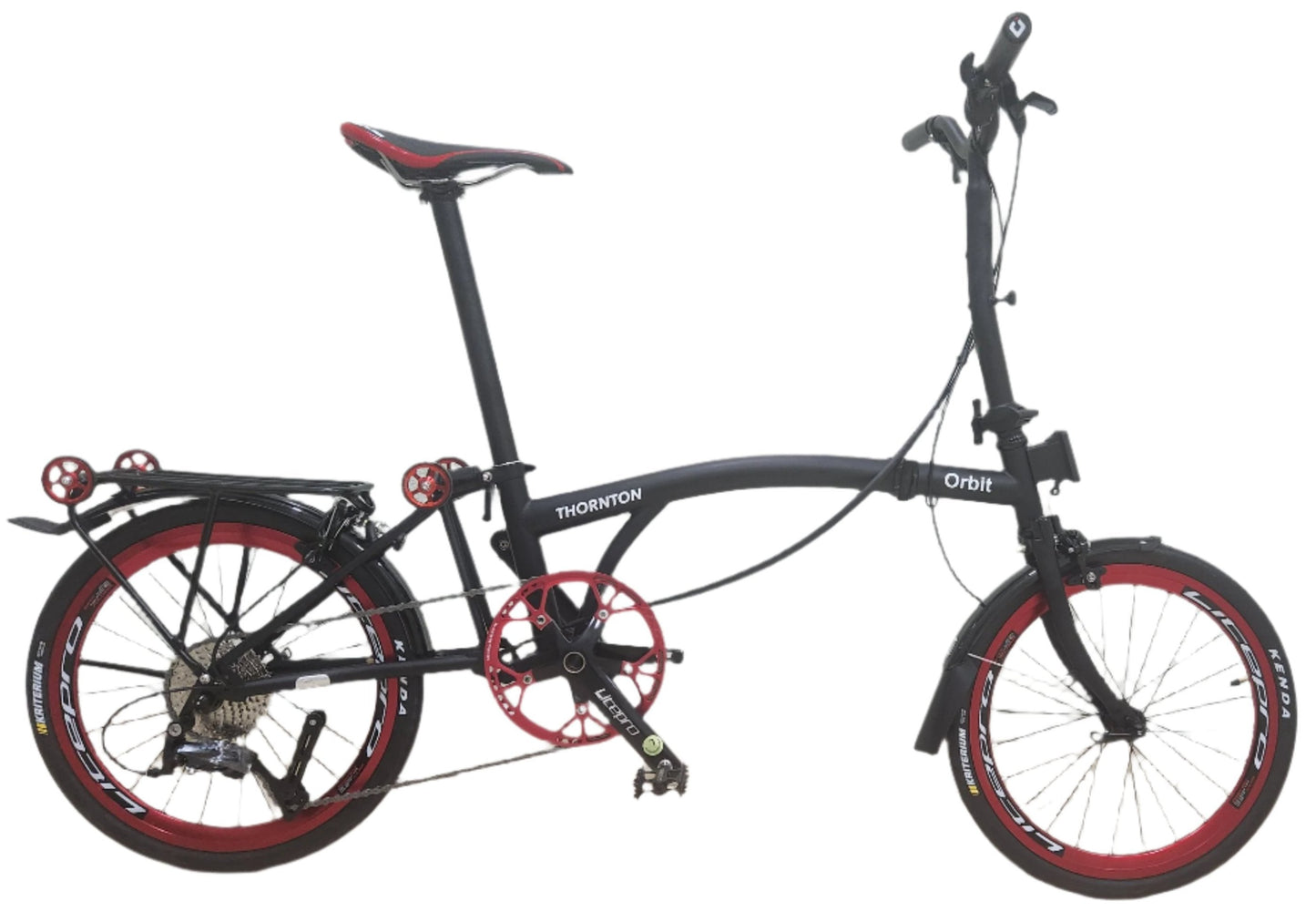 THORNTON ORBIT | 20" Trifold Bicycle, 9 Speed, Hollowtech | Suitable for Tall Riders