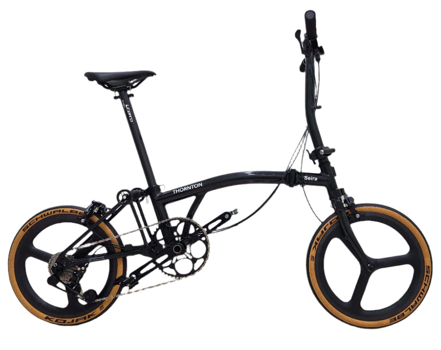 THORNTON SEIRA | 16" Trifold Bicycle, 7 Speed, Hollowtech | Feather Light 8 Kg