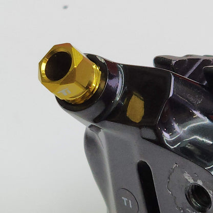 Hydraulic Disc Brake Caliper Hose Nut | Shimano & SRAM | Titanium