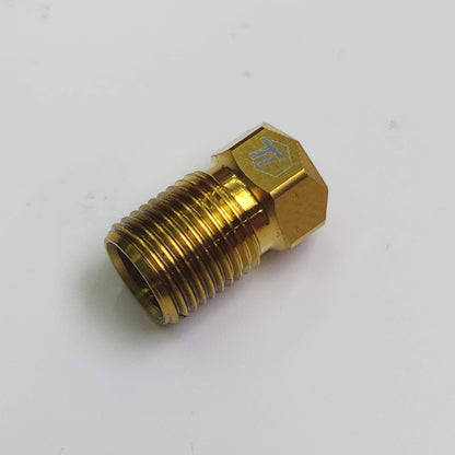 Hydraulic Disc Brake Caliper Hose Nut | Shimano & SRAM | Titanium