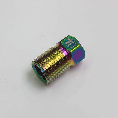 Hydraulic Disc Brake Caliper Hose Nut | Shimano & SRAM | Titanium