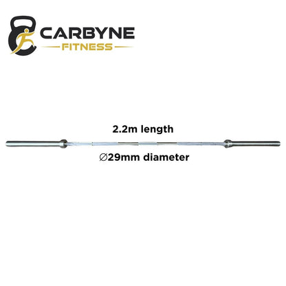 CARYBNE 2.2m Powerlifting Squat Bar