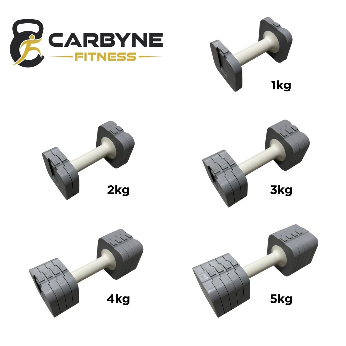 CARBYNE Senior Mini Adjustable Dumbbell