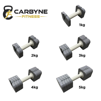 CARBYNE Senior Mini Adjustable Dumbbell