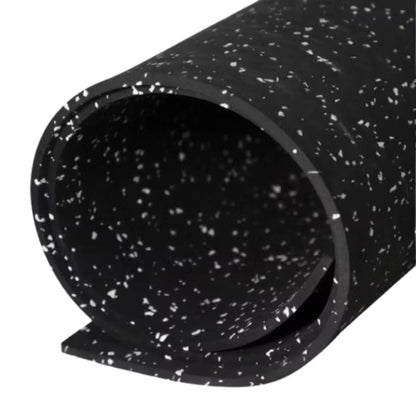 CARBYNE High Density 12mm Black Rubber Floor Mat (15% EPDM White Flecks)
