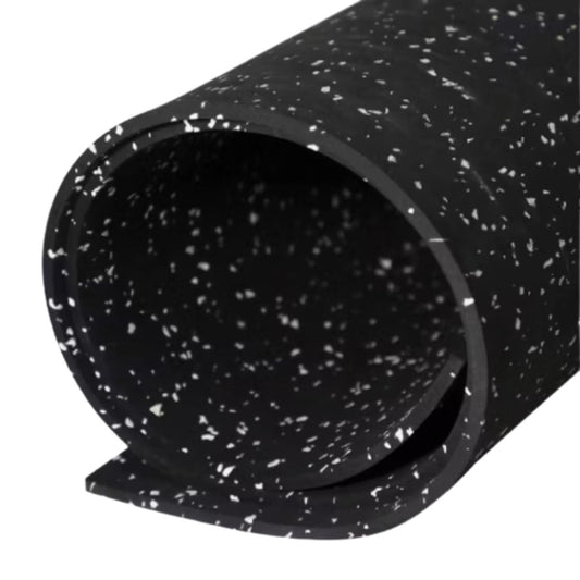 CARBYNE High Density 12mm Black Rubber Floor Mat (15% EPDM White Flecks)