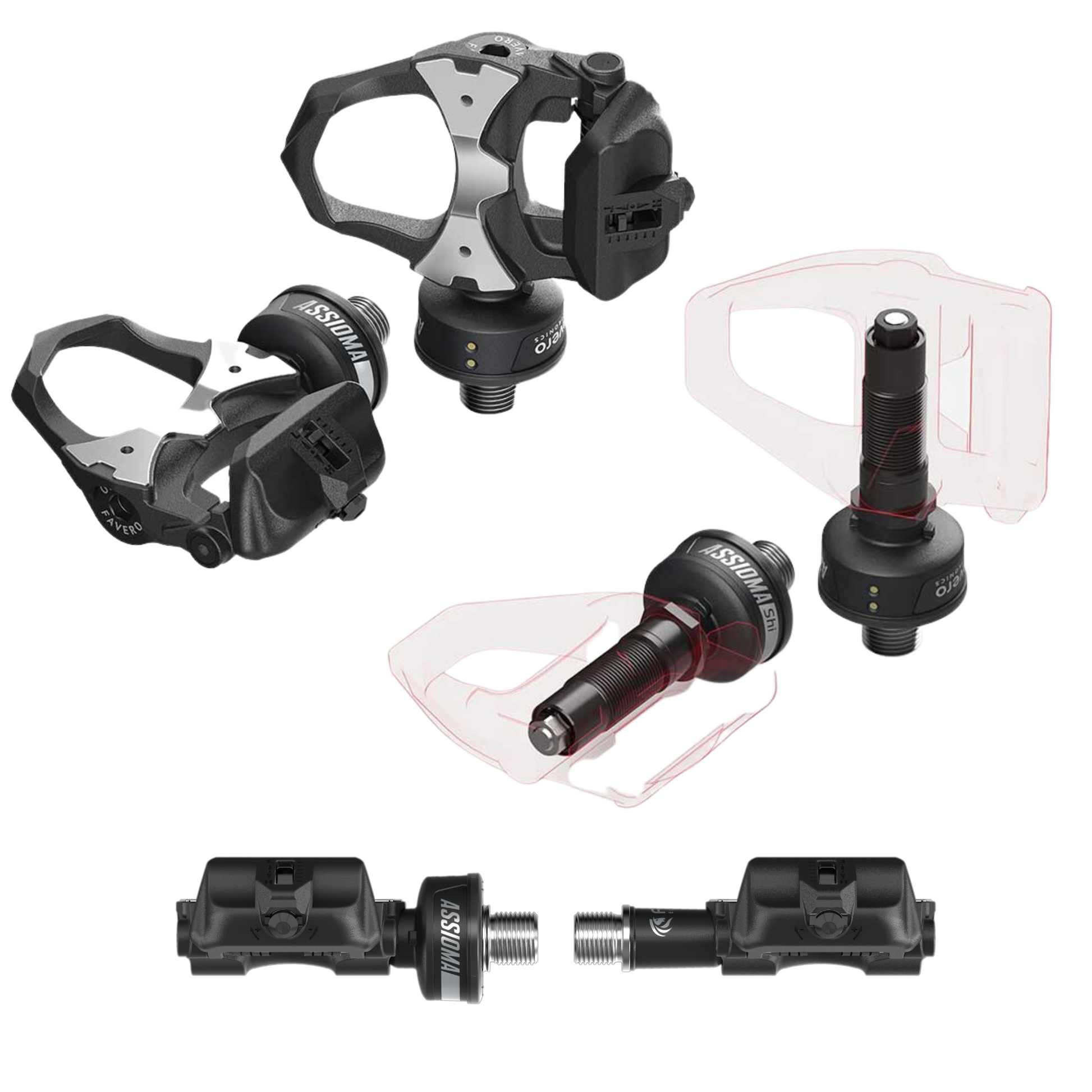 Favero Assioma UNO & DUO Power Meter Pedals (Look Keo) –