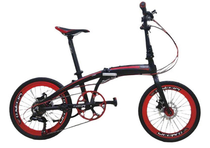 THORNTON COMET | 20/22" Bifold Bicycle, 7/9 Speed, Hollowtech, Mechanical/Hydraulic