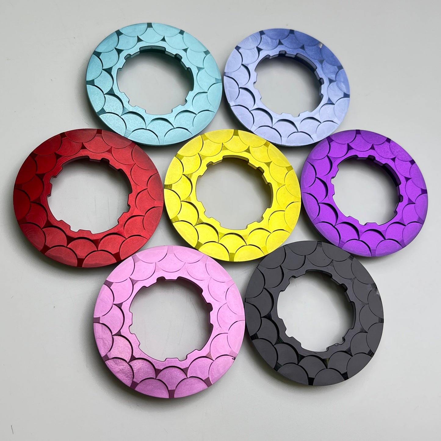 5.17g Aluminium Centerlock Rotor Lock Ring Cover | Inner Spline | Shimano SRAM