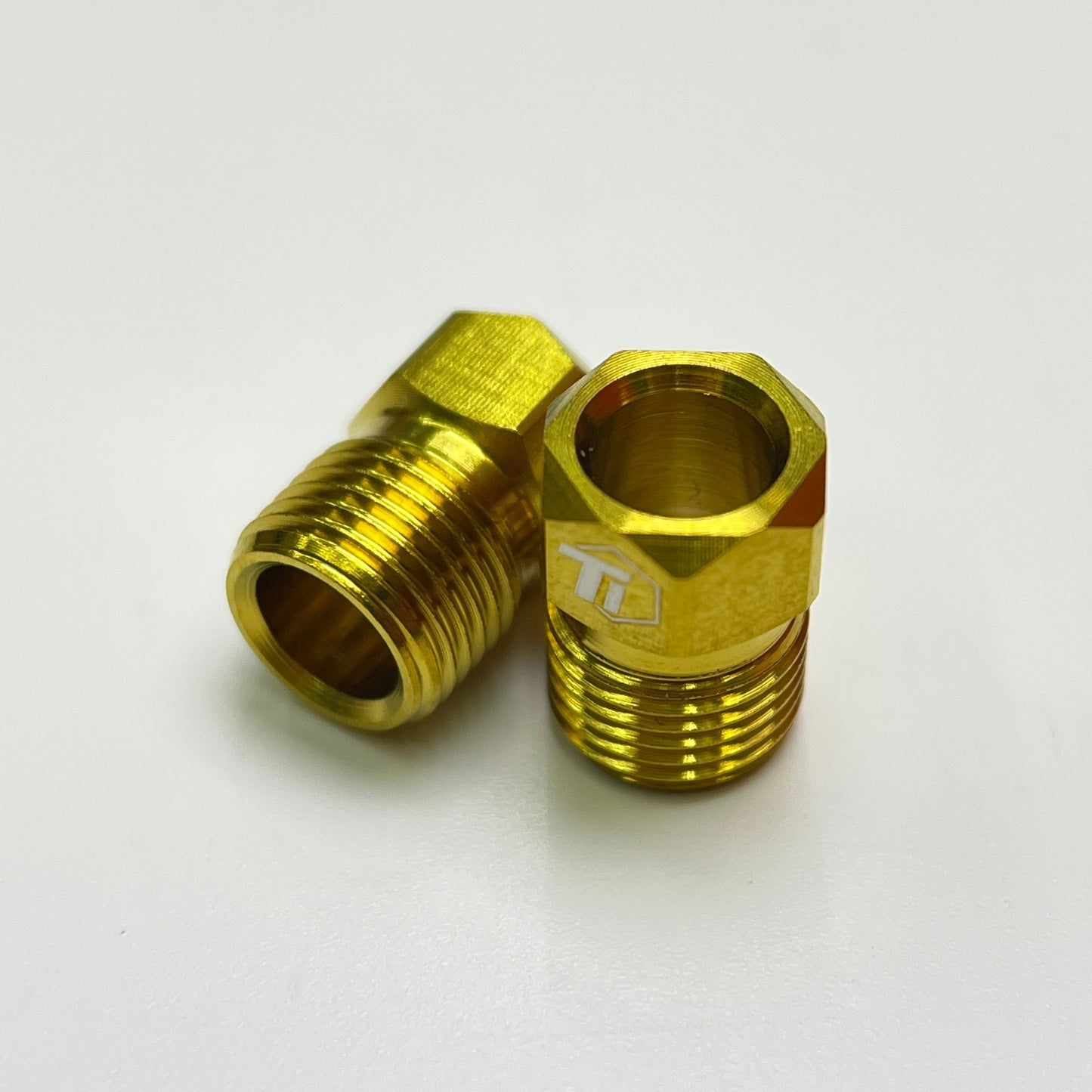 Hydraulic Disc Brake Caliper Hose Nut | Shimano & SRAM | Titanium