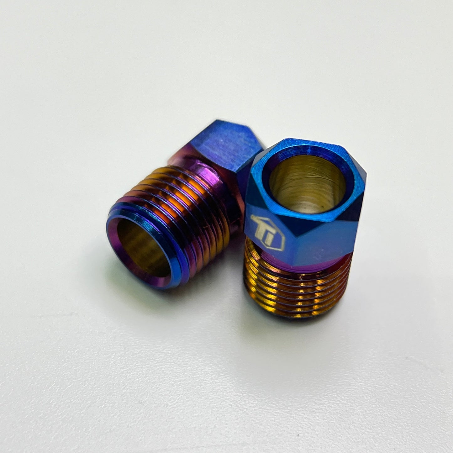 Hydraulic Disc Brake Caliper Hose Nut | Shimano & SRAM | Titanium