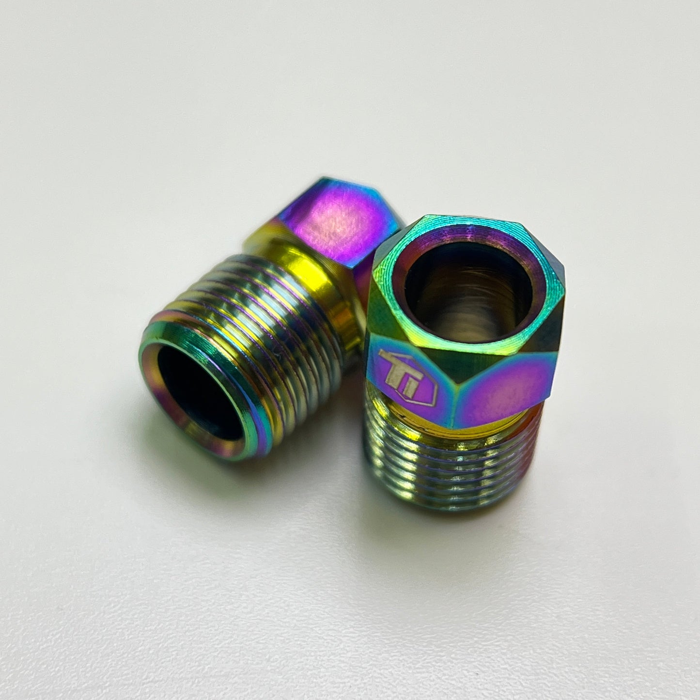 Hydraulic Disc Brake Caliper Hose Nut | Shimano & SRAM | Titanium