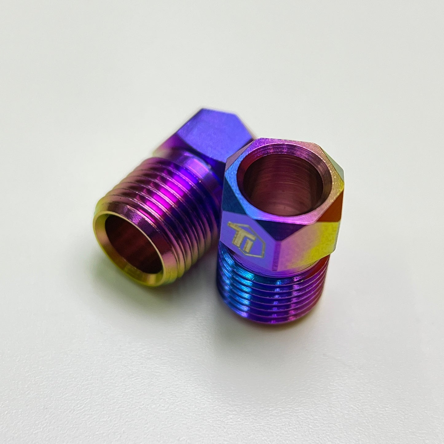 Hydraulic Disc Brake Caliper Hose Nut | Shimano & SRAM | Titanium