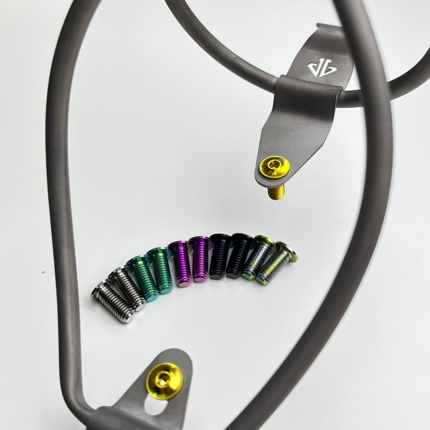 Flat Head Titanium Bolts For Bottle Cage Mounts