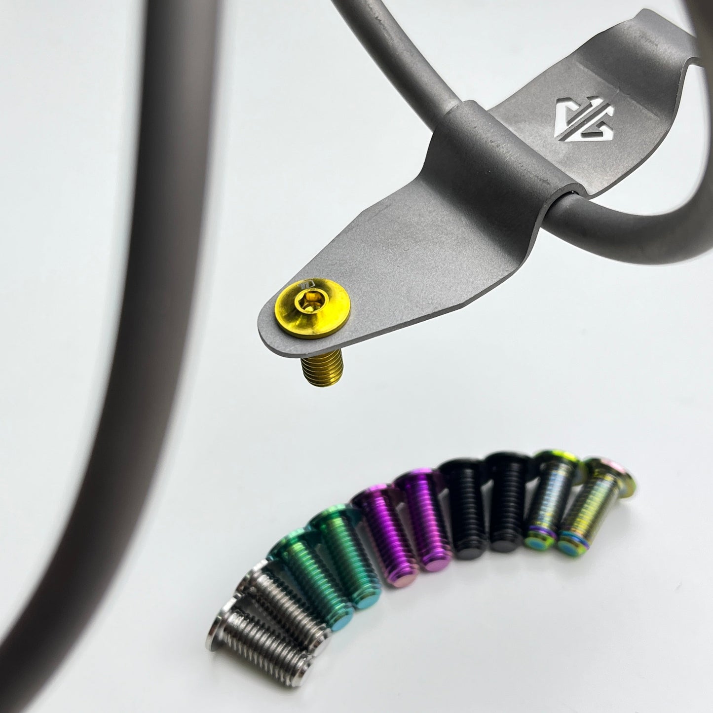 Flat Head Titanium Bolts For Bottle Cage Mounts