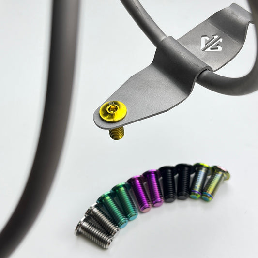 Flat Head Titanium Bolts For Bottle Cage Mounts