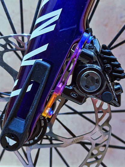 3D Printed Titanium Front Disc Brake Adapter | Universal-Fit | Shimano & SRAM