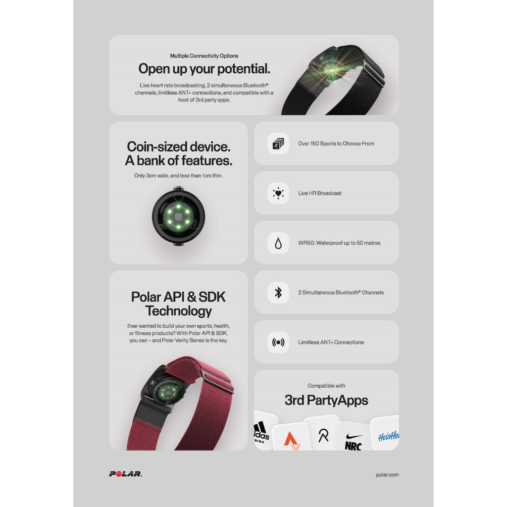 Polar Verity Sense Optical Heart Rate Sensor