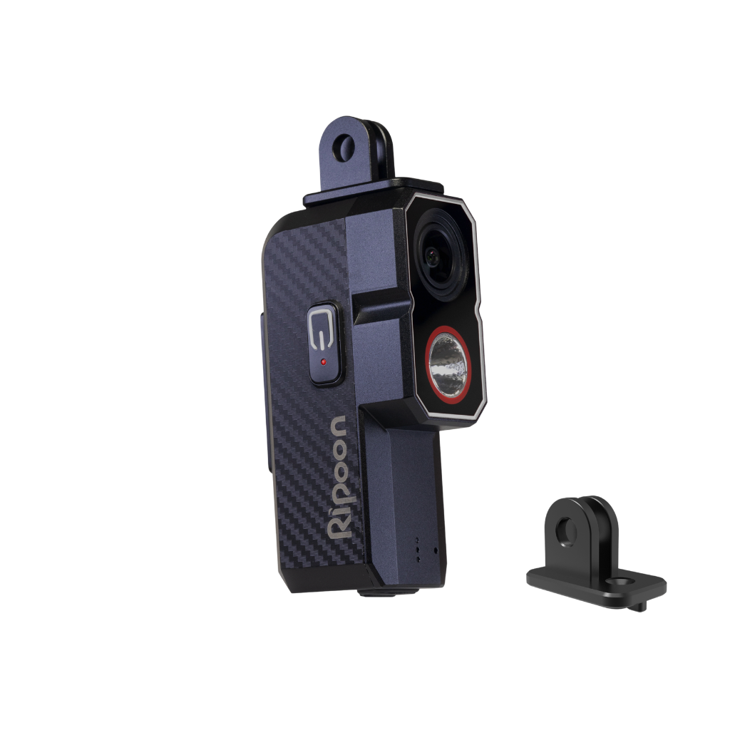 Ripoon Q101 PRO Front Bike Camera Dashcam & Light | 1080p 60fps, 5H Battery | 400LM