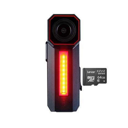 Ripoon Q100 PRO Rear Bike Camera Dashcam & Light | 1080p 60fps, 9H Battery | 100LM
