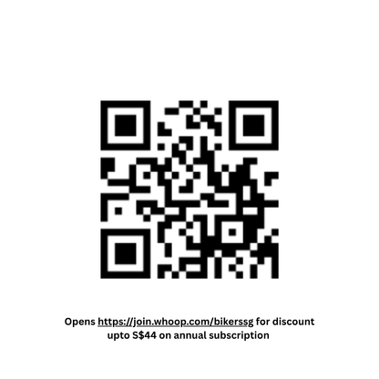 QR Code Image for Bikers.SG WHOOP Discount link https://join.whoop.com/bikerssg - Bikers.SG