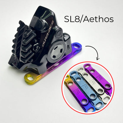 3D Printed Titanium Disc Brake Adapter | Specialized SL8 & Aethos | Shimano & SRAM