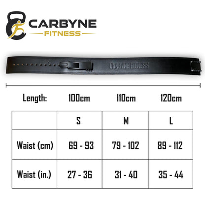 CARBYNE Adjustable Lever Weight Belt (adjustable in 0.5 inches)