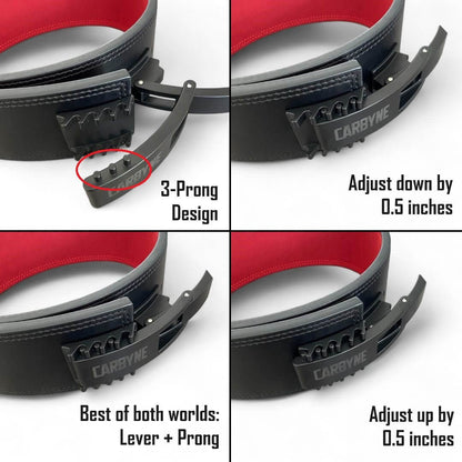 CARBYNE Adjustable Lever Weight Belt (adjustable in 0.5 inches)