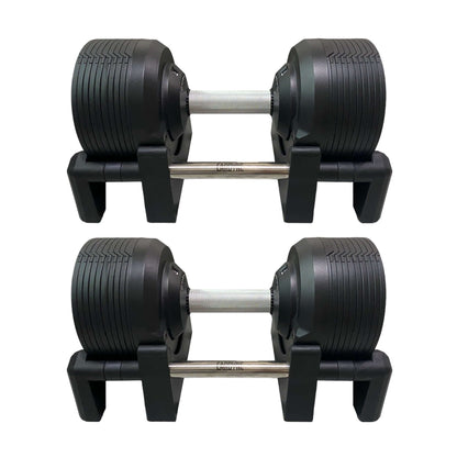 CARBYNE 415 325 235 Black Adjustable Dumbbell (1.5kg increments, from 4kg to 41.5kg)