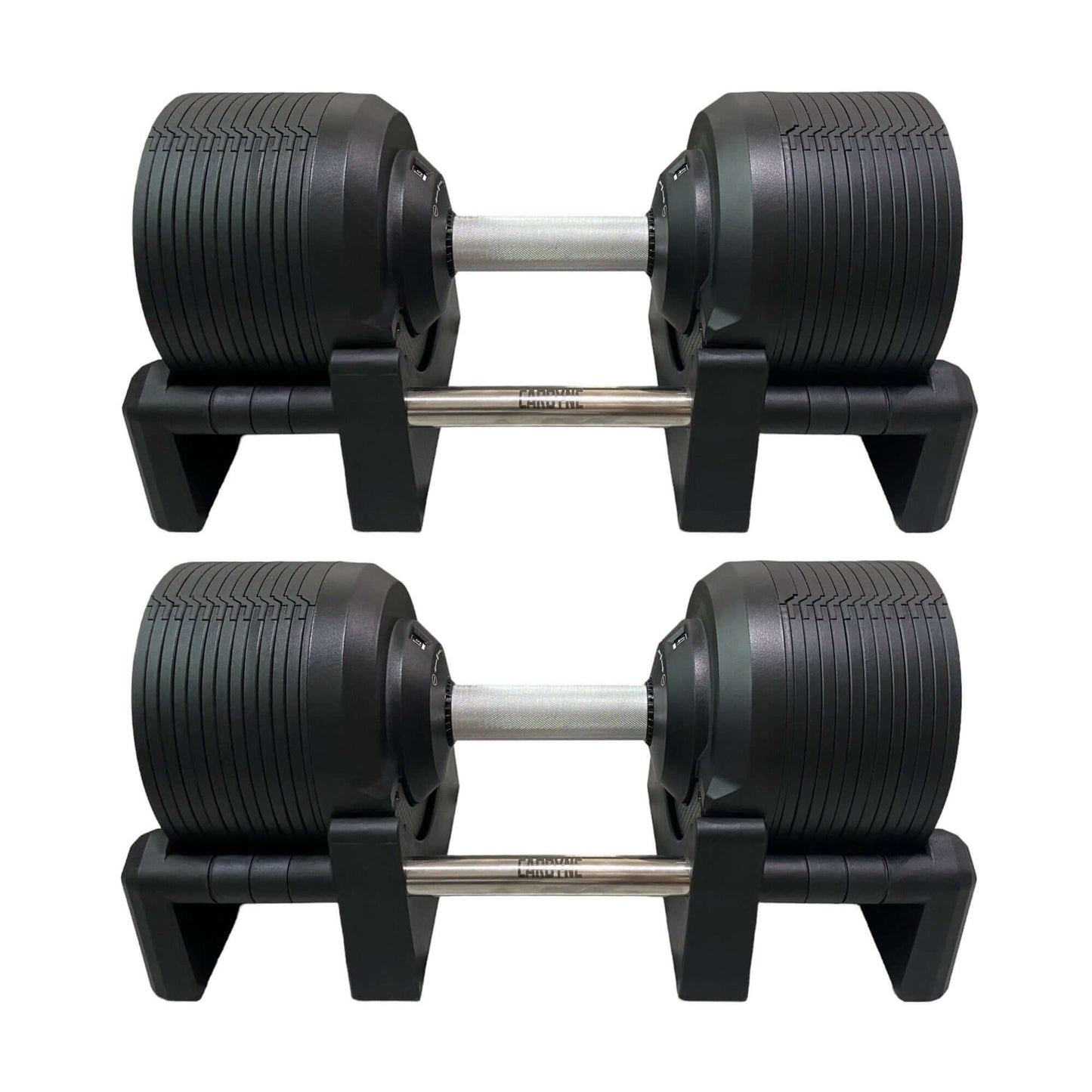 CARBYNE 415 325 235 Black Adjustable Dumbbell (1.5kg increments, from 4kg to 41.5kg)