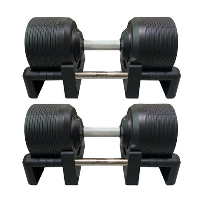 CARBYNE 415 325 235 Black Adjustable Dumbbell (1.5kg increments, from 4kg to 41.5kg)