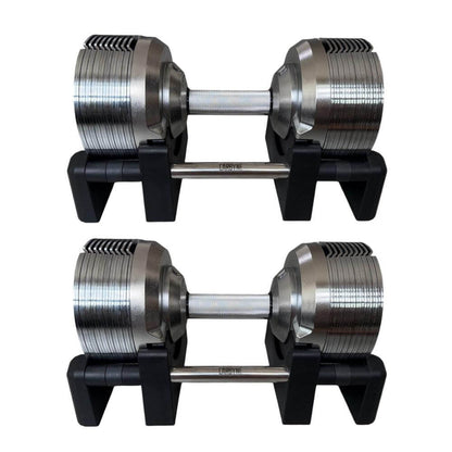 CARBYNE 415 325 235, world's best adjustable dumbbell (1.5kg increments, from 4kg to 41.5kg, similar to Trulap dumbbells)