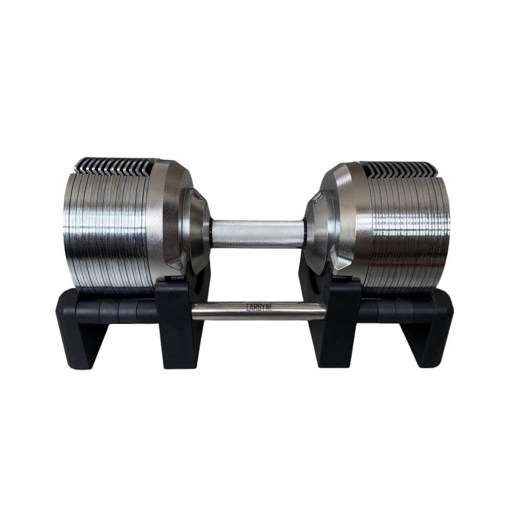 CARBYNE 415 325 235, world's best adjustable dumbbell (1.5kg increments, from 4kg to 41.5kg, similar to Trulap dumbbells)