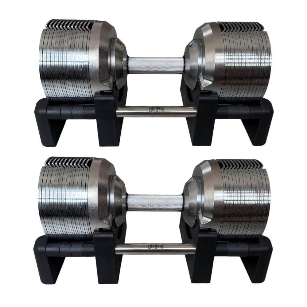 CARBYNE 415 325 235, world's best adjustable dumbbell (1.5kg increments, from 4kg to 41.5kg, similar to Trulap dumbbells)