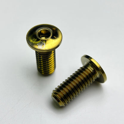 Flat Head Titanium Bolts For Bottle Cage Mounts