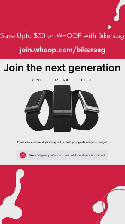 WHOOP 5.0 | WHOOP MG - Free 1-month subscription