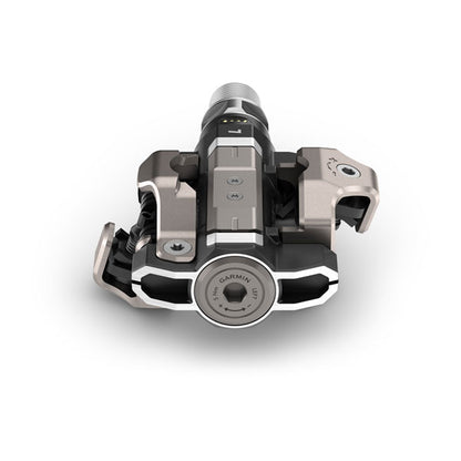 Garmin Rally XC210 Double Sided Shimano SPD Compatible Power Meter Pedals - Top Left Image view with White Background - Bikers.SG