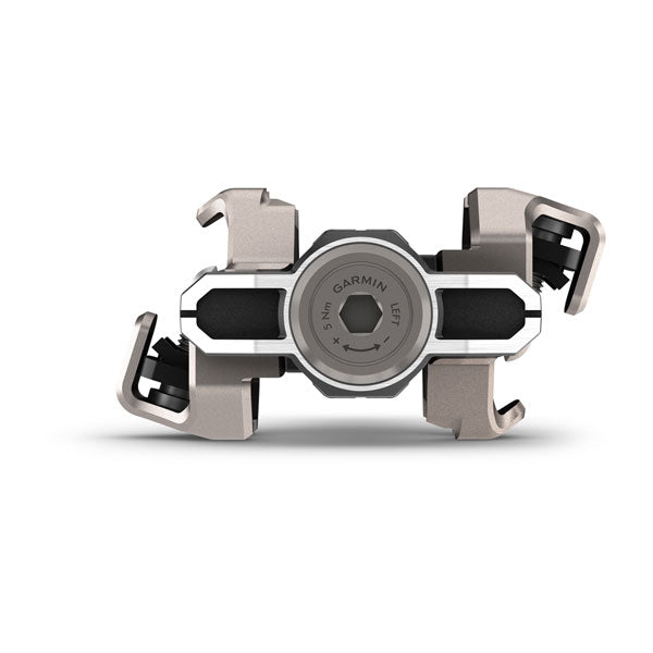 Garmin Rally XC210 Double Sided Shimano SPD Compatible Power Meter Pedals - Side Left Image view with White Background - Bikers.SG